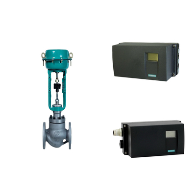 วาล์ว Pneumatic ของจีนกับ Siemens SIPART PS2 วาล์ว Positioner ใน polycarbonate กล่องกับอะลูมิเนียม