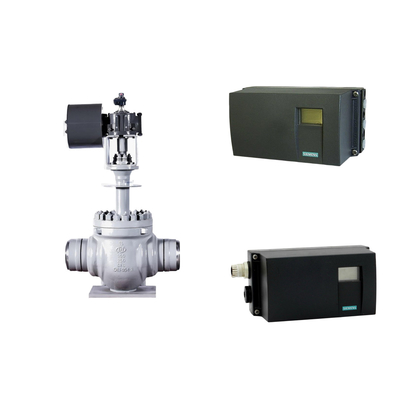 วาล์ว Pneumatic ของจีนกับ Siemens SIPART PS2 วาล์ว Positioner ใน polycarbonate กล่องกับอะลูมิเนียม