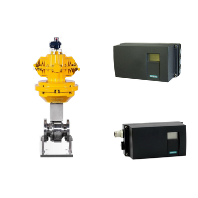 วาล์ว Pneumatic ของจีนกับ Siemens SIPART PS2 วาล์ว Positioner ใน polycarbonate กล่องกับอะลูมิเนียม