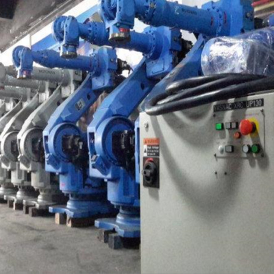6 Axis Universal Robotic Arm Yaskawa GP110 พร้อม CNGBS โรบอต จับสําหรับ โรบอตรับมือพัลเล็ต