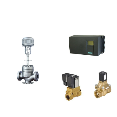 เครื่องตั้งตําแหน่งวาล์วควบคุมแบบปนูเมติก Siemens SIPART PS2 และบาร์เก็ตซอลีนอยด์วาล์ว