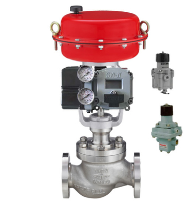 Masoneilan SVI2 วาล์วควบคุม Pneumatic และผู้กํากับ 78-40 สําหรับวาล์วควบคุม Pneumatic จีนในคลัง