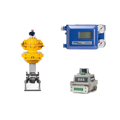 วาล์วปนิวเมติกด้วย Spirax Sarco Smart Valve Positioner SP500 และ EMERSON ปิดขีดจํากัด