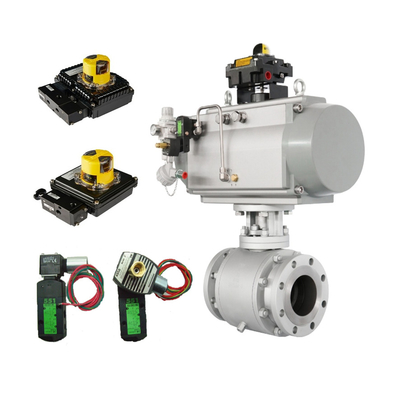 วาล์วควบคุมด้วยปูนิวเมติก อคจิวเตอร์และ Asco 8210G วาล์ว Solenoid และ Westlock 2200 สวิตช์ขั้นต่ํา