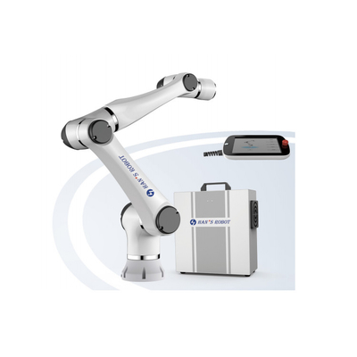 Han's Elfin 5 พร้อมภาระ 5 กิโลกรัม 6 Axis Cobot Robotic Arm พร้อมเครื่องจับหุ่นยนต์ CNGBS