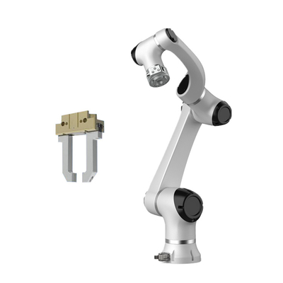 Han's Elfin 5 พร้อมภาระ 5 กิโลกรัม 6 Axis Cobot Robotic Arm พร้อมเครื่องจับหุ่นยนต์ CNGBS