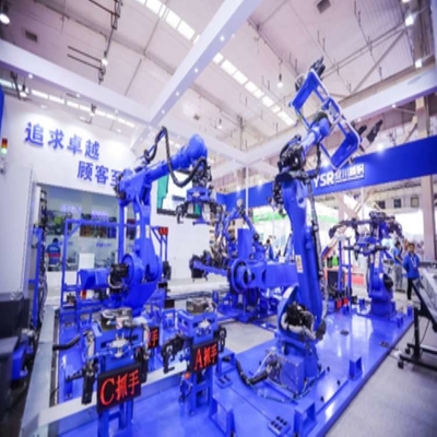 Yaskawa GP225 การจัดการหุ่นยนต์แขน 6 แกน กับ CNGBS หุ่นยนต์ Guide Rail สําหรับหุ่นยนต์รับผลิตภัณฑ์