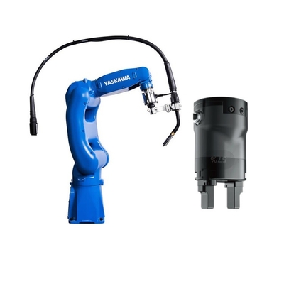 การปั่น 6 แกน แอร์มหุ่นยนต์ Yaskawa AR700 รวมกับ CNGBS หุ่นยนต์ จับสําหรับการจัดการหุ่นยนต์