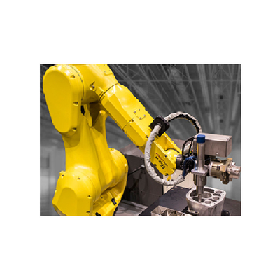 6 Axis Industrial Fanuc Robot Arm M-20iD/25 พร้อมเครื่องตั้งตําแหน่งหุ่นยนต์ CNGBS สําหรับการปั่น