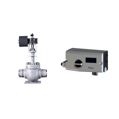 วาล์วปนิวเมติกที่มี Spirax Sarco Smart Valve Positioner SP7-10-11 และ Fisher 67CFR กําหนดการกรอง