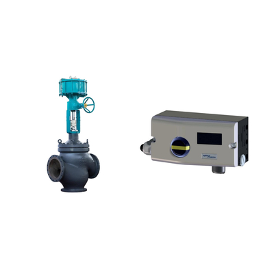 วาล์วปนิวเมติกที่มี Spirax Sarco Smart Valve Positioner SP7-10-11 และ Fisher 67CFR กําหนดการกรอง