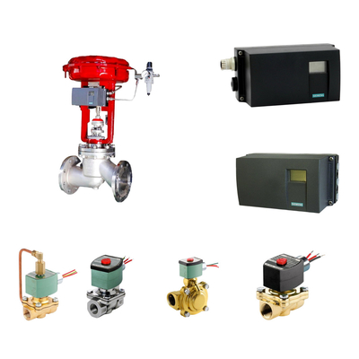 เครื่องตั้งตําแหน่งปั๊มควบคุมปนูเมติก Siemens SIPART PS2 และ Emerson-ASCO 210 ปั๊มซอลีนอยด์