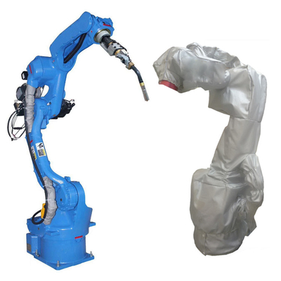 6 Axis การปั่นหุ่นยนต์แขน Yaskawa AR2010 กับ CNGBS เสื้อผ้าหุ่นยนต์สําหรับหุ่นยนต์ปั่นอัตโนมัติ