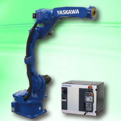 GP12 แขนหุ่นยนต์ Yaskawa อุตสาหกรรม ด้วยภาระประโยชน์ 12 กิโลกรัมเป็นแขนหุ่นยนต์ 6 แกนสําหรับการเลือกและวาง
