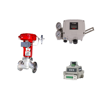 วาล์วควบคุม Pneumatic ด้วย Rotork YT-2500 ของเดิม