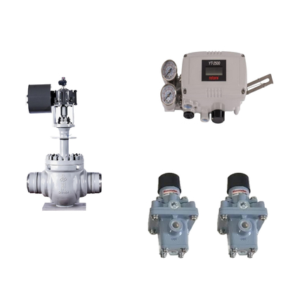 วาล์วควบคุม Pneumatic กับ Rotork YT-2500 อริจินัล สมาธิวาล์ Positioner และ Masoneilan 78-40 กําหนดการกรอง