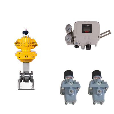 วาล์วควบคุม Pneumatic กับ Rotork YT-2500 อริจินัล สมาธิวาล์ Positioner และ Masoneilan 78-40 กําหนดการกรอง