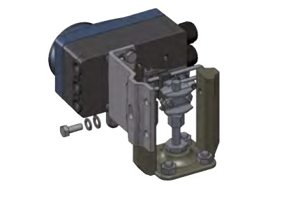 Burkert Digital electro-pneumatic positionone Type 8792 เครื่องวางตําแหน่งวาล์วที่มีวาล์วควบคุมและตัวดําเนินของแบรนด์จีน