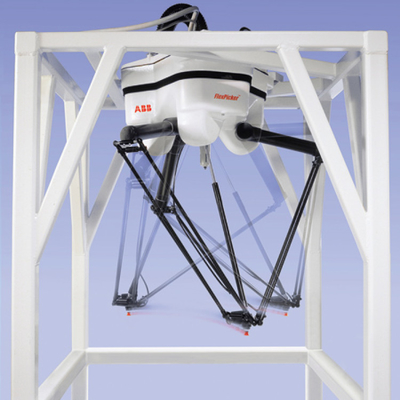 ABB 4 Axis Robot Arm IRB 360-1 กับ CNGBS Guide Rail เป็นเครื่องประกอบสําหรับการจัดการ OEM