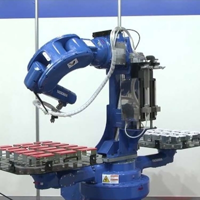 การทาสีรถยนต์ แขนหุ่นยนต์ 6 แกน Yaskawa MPX1150 พร้อม CNGBS หุ่นยนต์ จับสําหรับการทาสีหุ่นยนต์ผนัง