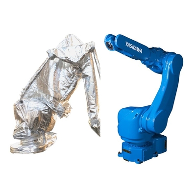 6 Axis Painting Robotic Arm Yaskawa MPX1950 พร้อม CNGBS เสื้อผ้าหุ่นยนต์สําหรับหุ่นยนต์สีอัตโนมัติ