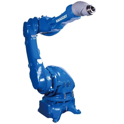 การทาสี 6 Axis Robotic Arm Yaskawa MPX2600 กับสถานีทําความสะอาดปืน CNGBS สําหรับการทาสีหุ่นยนต์