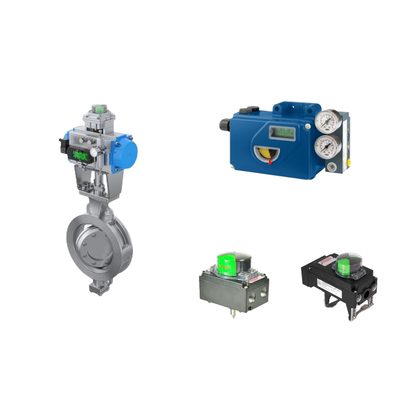 วาล์วควบคุม Pneumatic ของจีน ด้วย Intelligent Original Foxboro SRD991 วาล์ววางตําแหน่งและ Rotork ปรับขั้นต่ํา