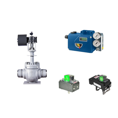 วาล์วควบคุม Pneumatic ของจีน ด้วย Intelligent Original Foxboro SRD991 วาล์ววางตําแหน่งและ Rotork ปรับขั้นต่ํา