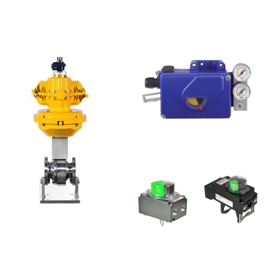 วาล์วควบคุม Pneumatic จีน ด้วย Foxboro อริจินัลปัญญา SRI990 วาล์ว Positioner และ Rotork ปรับเปลี่ยนขั้นต่ํา