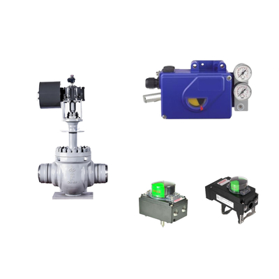 วาล์วควบคุม Pneumatic จีน ด้วย Foxboro อริจินัลปัญญา SRI990 วาล์ว Positioner และ Rotork ปรับเปลี่ยนขั้นต่ํา