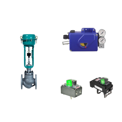 วาล์วควบคุม Pneumatic จีน ด้วย Foxboro อริจินัลปัญญา SRI990 วาล์ว Positioner และ Rotork ปรับเปลี่ยนขั้นต่ํา