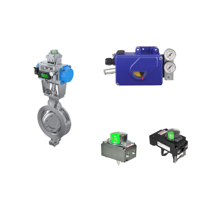 วาล์วควบคุม Pneumatic จีน ด้วย Foxboro อริจินัลปัญญา SRI990 วาล์ว Positioner และ Rotork ปรับเปลี่ยนขั้นต่ํา
