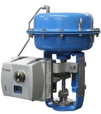 วาล์วควบคุมจีน พร้อม Neles วาล์วตําแหน่ง ND9000 และ actuator pneumatic