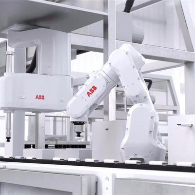 ABB IRB 1200 แขนหุ่นยนต์อุตสาหกรรมที่มี CNGBS Gripper เป็นอุปกรณ์การจัดการวัสดุ CNC