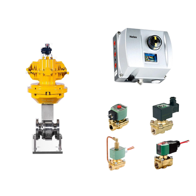 วาล์วควบคุมอากาศของจีน Neles ND9000 จิตใจวาล์ว Positioner กับ Asco Solenoid วาล์ว
