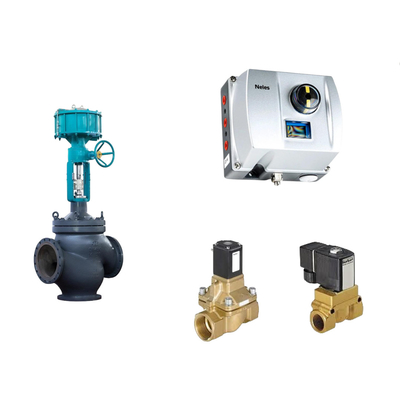 วาล์วควบคุม Pneumatic จีนกับ Neles ND9000 ที่ตั้งวาล์วที่ปัญญาและ Burkert วาล์ว Solenoid