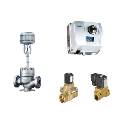 วาล์วควบคุม Pneumatic จีนกับ Neles ND9000 ที่ตั้งวาล์วที่ปัญญาและ Burkert วาล์ว Solenoid
