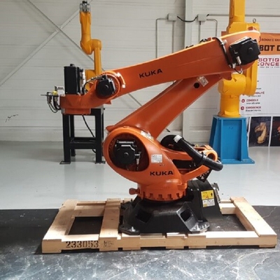 KUKA KR 180 R3200 PA แขนหุ่นยนต์ 5 แกน พร้อมภาระ 180KG สําหรับเครื่องบรรจุเป็นหุ่นยนต์ปาเลต