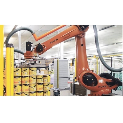 KUKA KR 180 R3200 PA แขนหุ่นยนต์ 5 แกน พร้อมภาระ 180KG สําหรับเครื่องบรรจุเป็นหุ่นยนต์ปาเลต