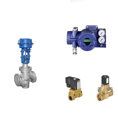 วาล์วควบคุม Pneumatic จีนกับ Foxboro อัจฉริยะแท้ SRD960 วัลล์ว Positioner และ Burkert วัลล์ว Solenoid