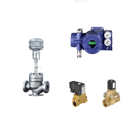 วาล์วควบคุม Pneumatic จีนกับ Foxboro อัจฉริยะแท้ SRD960 วัลล์ว Positioner และ Burkert วัลล์ว Solenoid