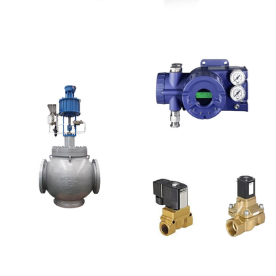 วาล์วควบคุม Pneumatic จีนกับ Foxboro อัจฉริยะแท้ SRD960 วัลล์ว Positioner และ Burkert วัลล์ว Solenoid
