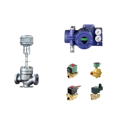 วาล์วควบคุม Pneumatic จีน ด้วยปัญญา Foxboro ของแท้ SRD960 วัลล์ว Positioner และ Asco วัลล์ว solenoid