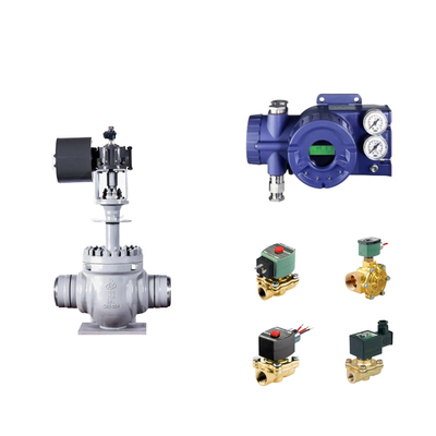 วาล์วควบคุม Pneumatic จีน ด้วยปัญญา Foxboro ของแท้ SRD960 วัลล์ว Positioner และ Asco วัลล์ว solenoid
