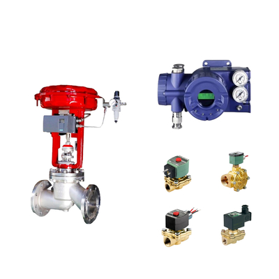 วาล์วควบคุม Pneumatic จีน ด้วยปัญญา Foxboro ของแท้ SRD960 วัลล์ว Positioner และ Asco วัลล์ว solenoid