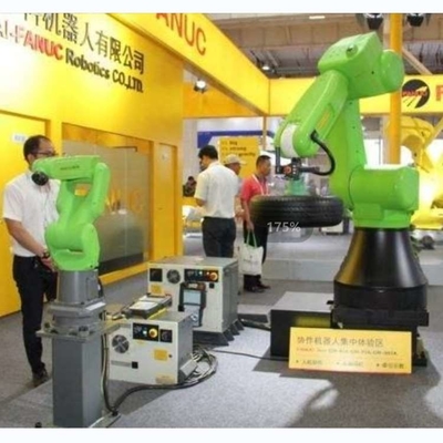 Cnc Robotic Arm 6 Axis Fanuc CR-4iA พร้อม CNGBS แพ็คชุดหุ่นยนต์สําหรับการเชื่อมหุ่นยนต์ร่วมกัน
