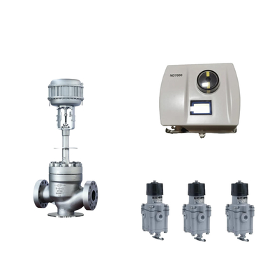 วาล์วควบคุม Pneumatic จีน ด้วย Neles อัจฉริยะแท้ ND7000 วัลล์ว Positioner และ EMERSON ปุ่มกําหนด