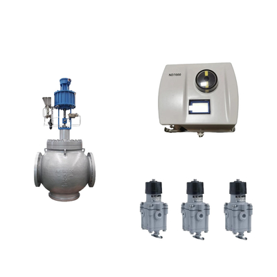 วาล์วควบคุม Pneumatic จีน ด้วย Neles อัจฉริยะแท้ ND7000 วัลล์ว Positioner และ EMERSON ปุ่มกําหนด