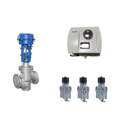 วาล์วควบคุม Pneumatic จีน ด้วย Neles อัจฉริยะแท้ ND7000 วัลล์ว Positioner และ EMERSON ปุ่มกําหนด