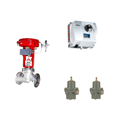 วาล์วควบคุมปนูมาติกของจีน Neles ND9000 อินเทลเลนท์วาล์ว Positioner กับ Fisher 67CFR กําหนดการกรอง